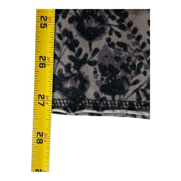 Matilda Jane Finn Tier Pant Size Small Black & Gray Floral Boho Flared - Picture 7 of 14